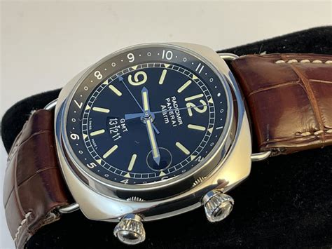 panerai op6563|FS: Panerai Radiomir GMT Alarm PAM98, I Serial. Steel.